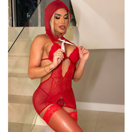 Sexy Little Red Riding Hood Costume GAROTA VENENO