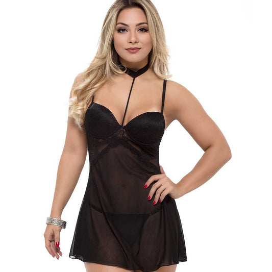 Black Babydoll Dress-SexyHint