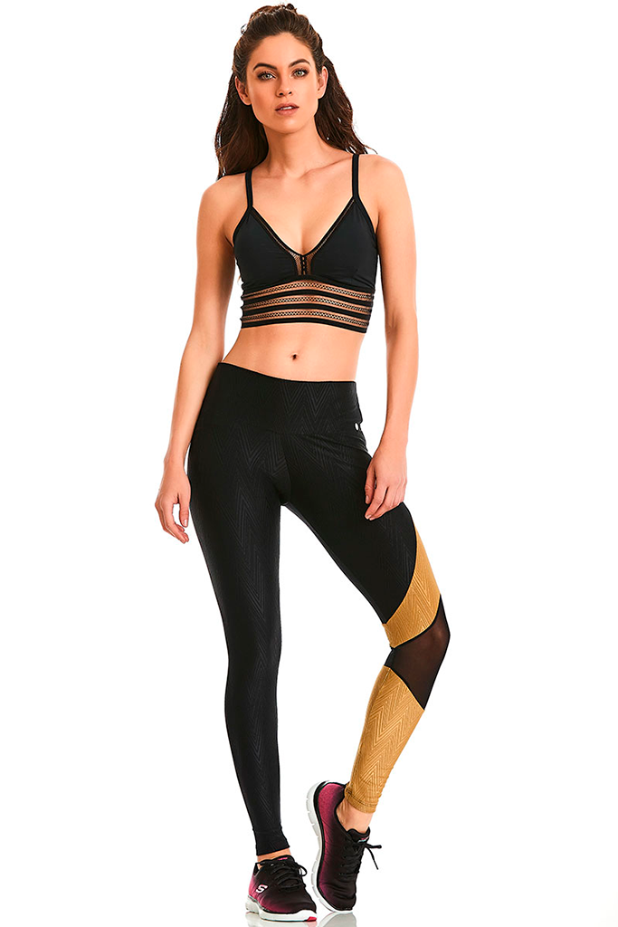 Brazilian Sexy Athletic Leggings Asymmetric Style Caju Brasil-SexyHint