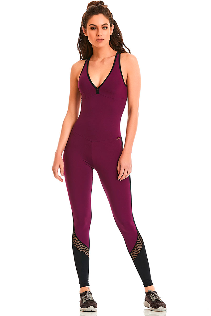 Brazilian Supplex Jumpsuit Padded Rock Curves Caju Brasil-SexyHint