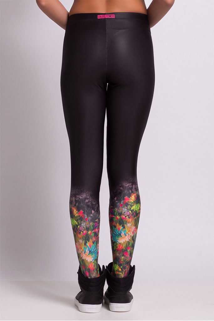 Colcci Fitness Floral Paint Pilates Leggings-SexyHint