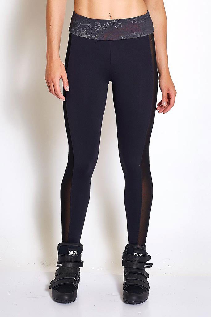 Colcci Fitness Hot Leg Meshed Yoga Pants-SexyHint