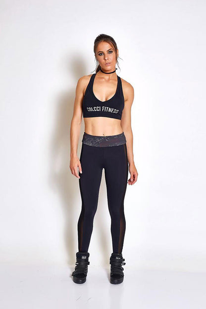 Colcci Fitness Hot Leg Meshed Yoga Pants-SexyHint