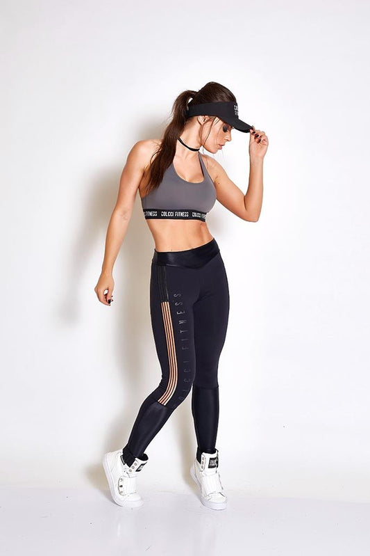 Colcci Fitness Meshed Thighs Cire Shin Fashion Crossfit Legging-SexyHint