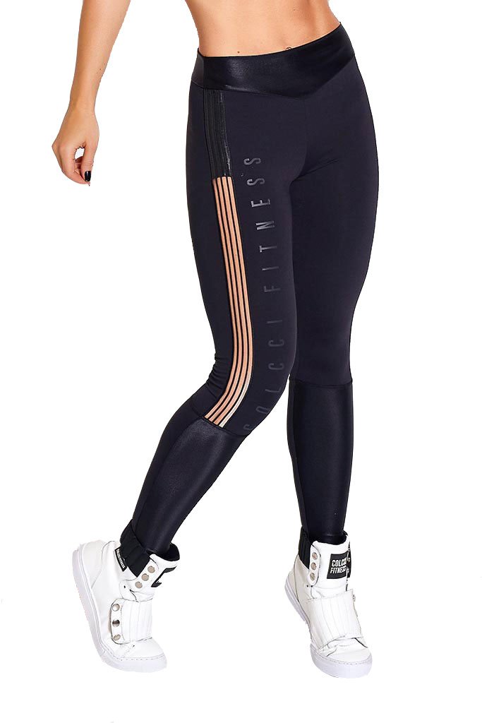 Colcci Fitness Meshed Thighs Cire Shin Fashion Crossfit Legging-SexyHint