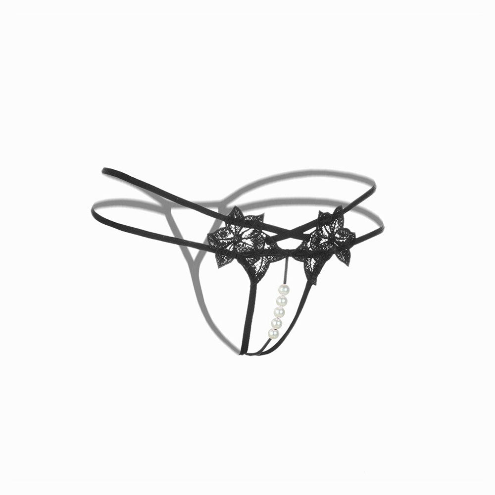 Crotchless Pearl Panties-SexyHint