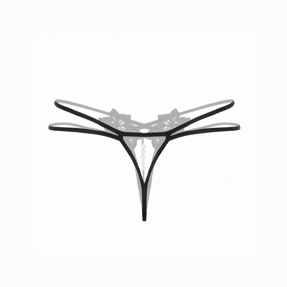 Crotchless Pearl Panties-SexyHint