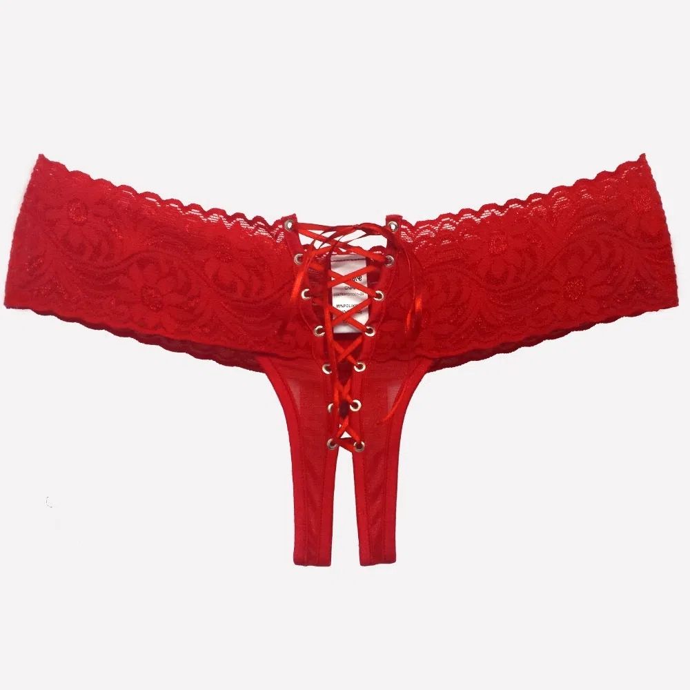 Crotchless Sexy Lace Panty-SexyHint