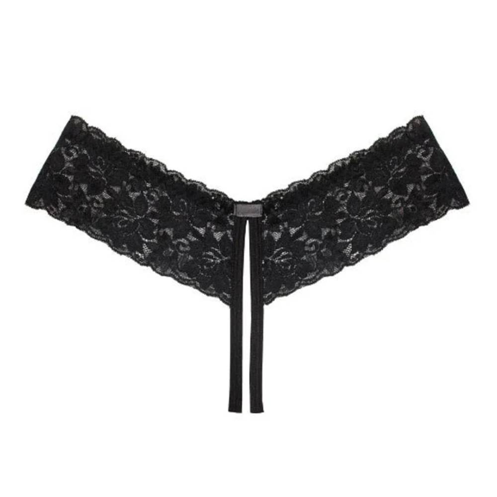 Lace Crotchless Bikini Panty-SexyHint