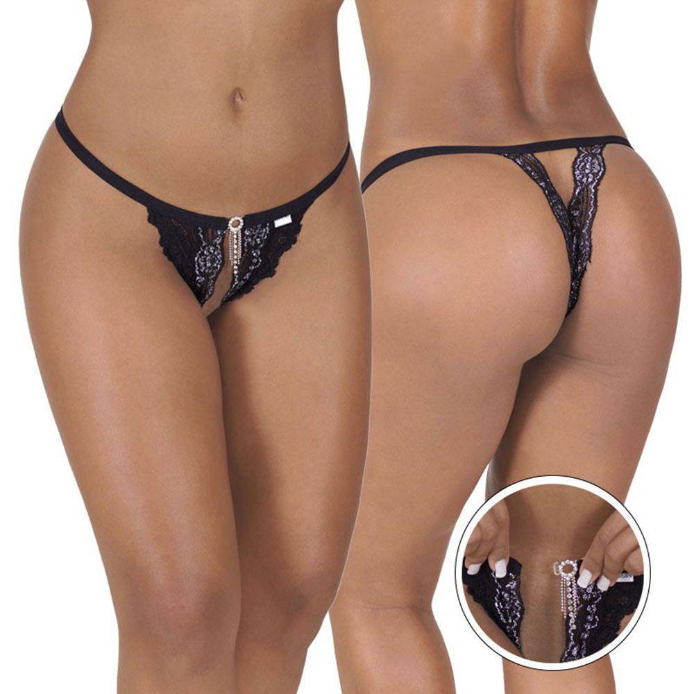 Peacefull Open Front Thong-SexyHint