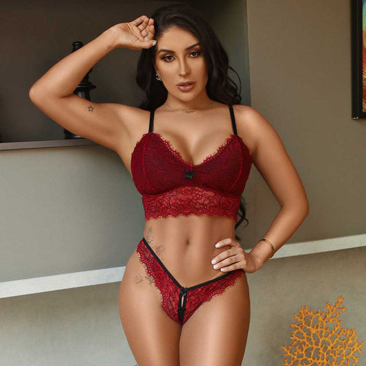 Red and Black Lingerie-SexyHint