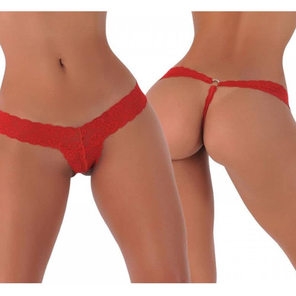 Red Lace G-String-SexyHint