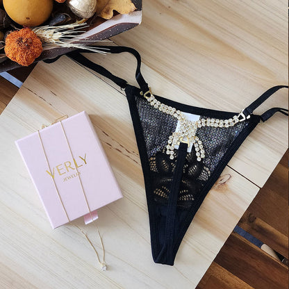 Sexy Panties and 18k Gold Necklace Kit-SexyHint