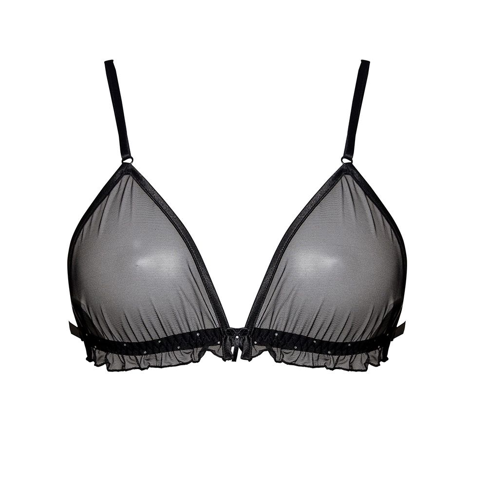 Sexy Transparent Bra Women Sheer Lace Sexy See Though Lingerie-SexyHint