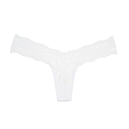 Sexy White Lace Underwear-SexyHint