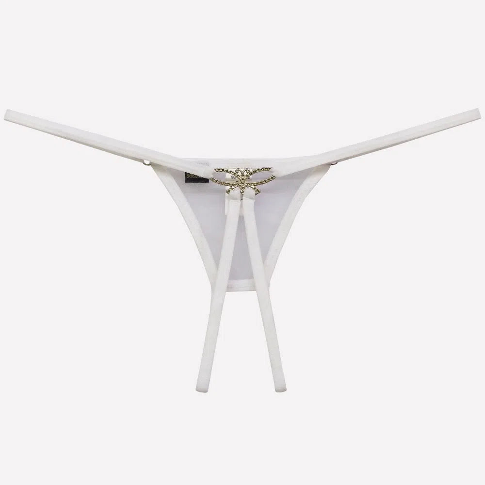 Sweet G String Crotchless Panties-SexyHint