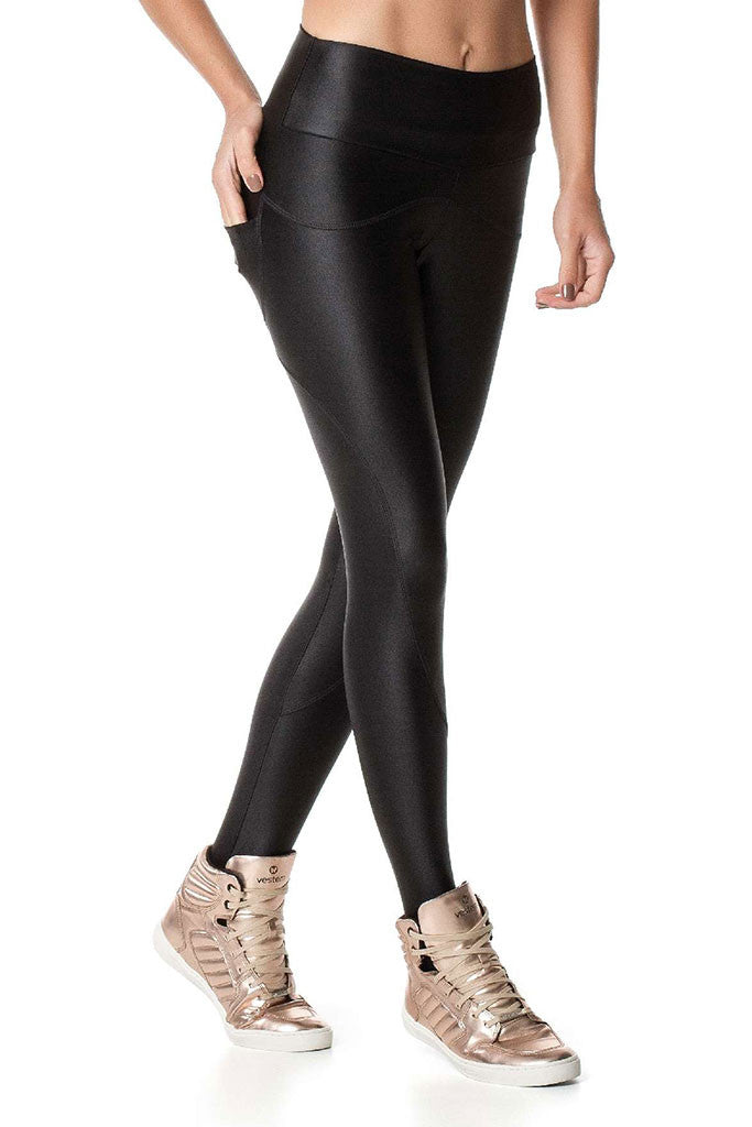 Vestem Back Pocket Black Fashion Cire Outdoors Legging