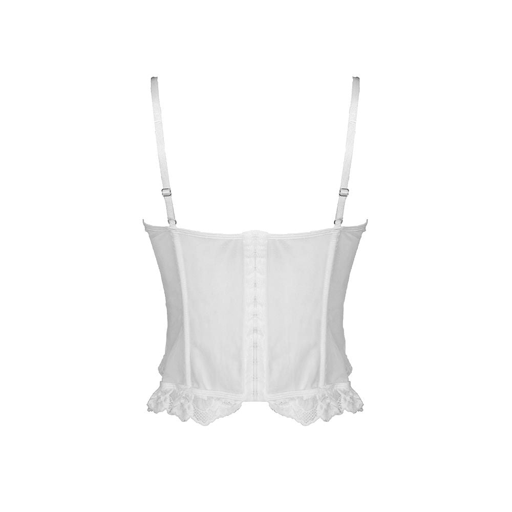 White Corset Bodysuit