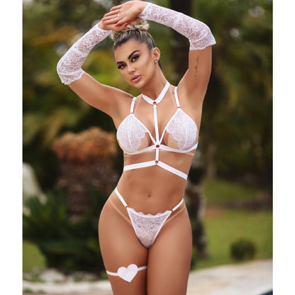 White Lace Lingerie-SexyHint