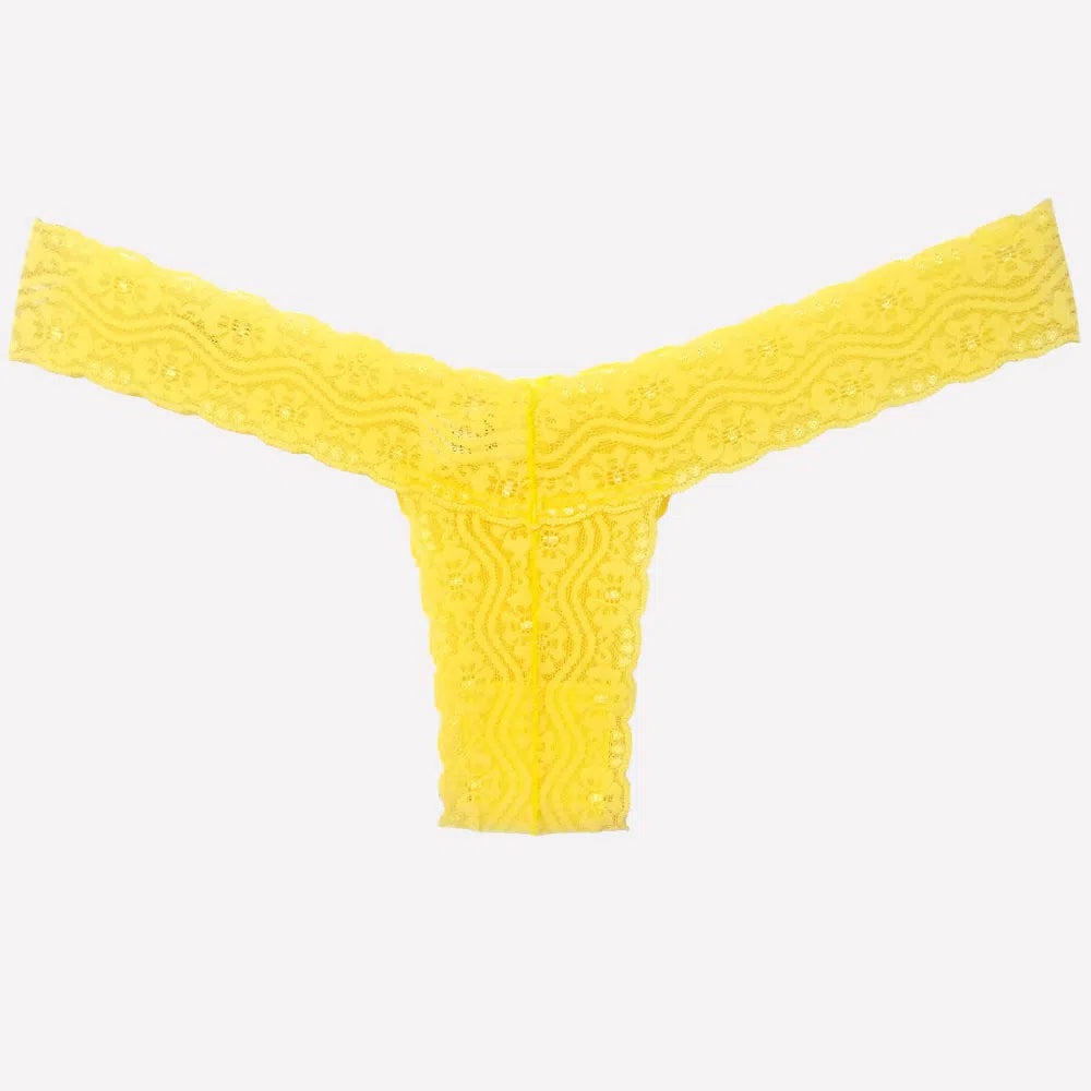 Yellow Lace Lingerie-SexyHint